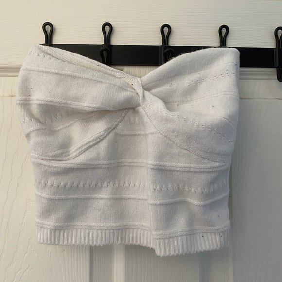 Princess Polly Tops - STRAPLESS WHITE TOP